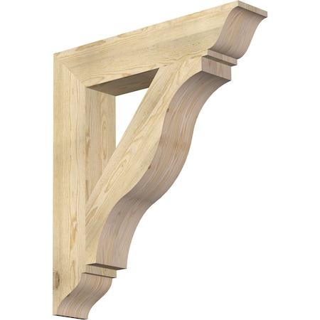 Ekena Millwork Funston Traditional Rough Sawn Bracket, Douglas Fir, 6"W x 32"D x 36"H BKT06X32X36FST01RDF
